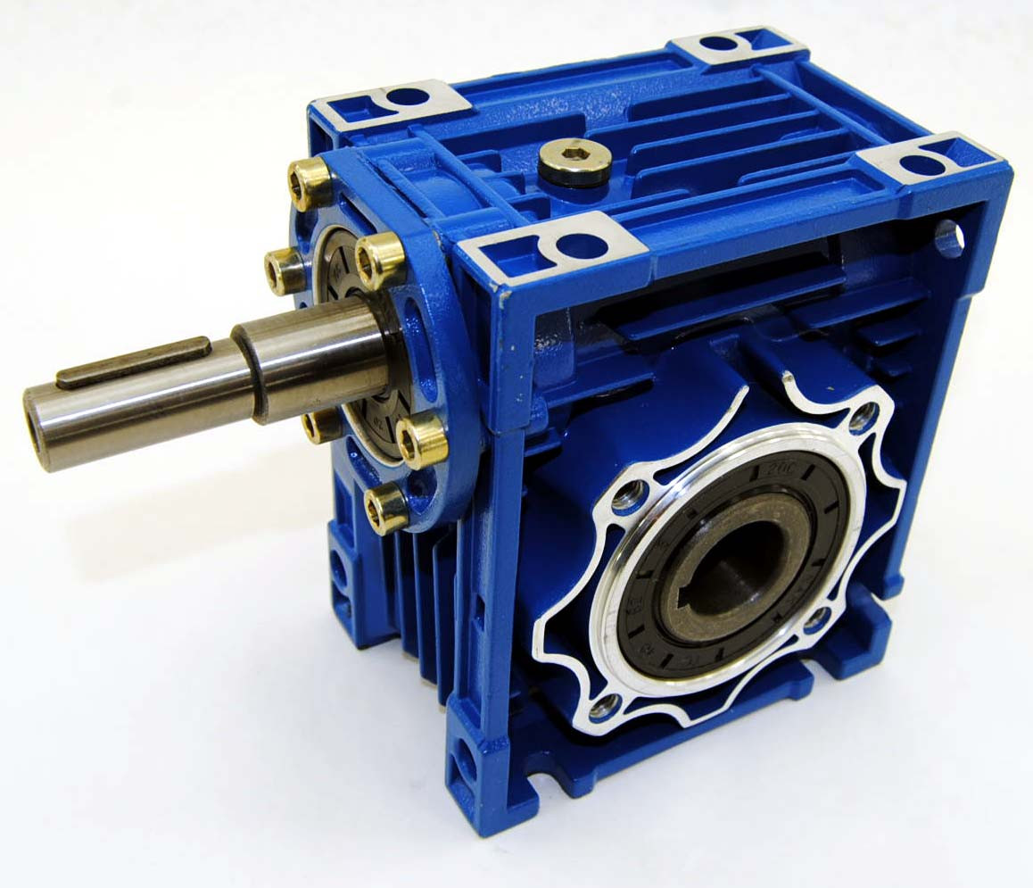 Industrial Gearbox Guide: 7 Powerful Types & Uses 4 Industrial worm gearbox with high reduction ratio for lifting equipment
