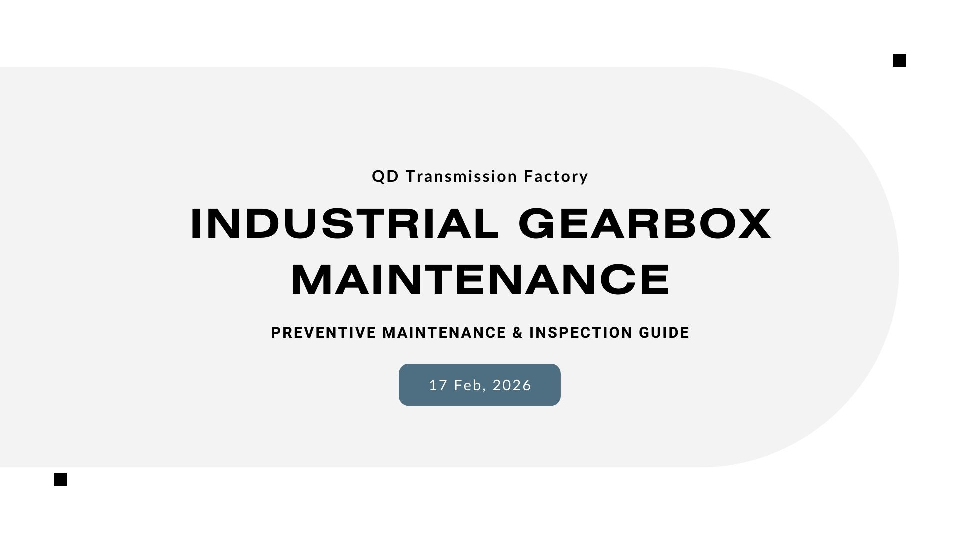 Industrial gearbox maintenance inspection with temperature monitoring equipment