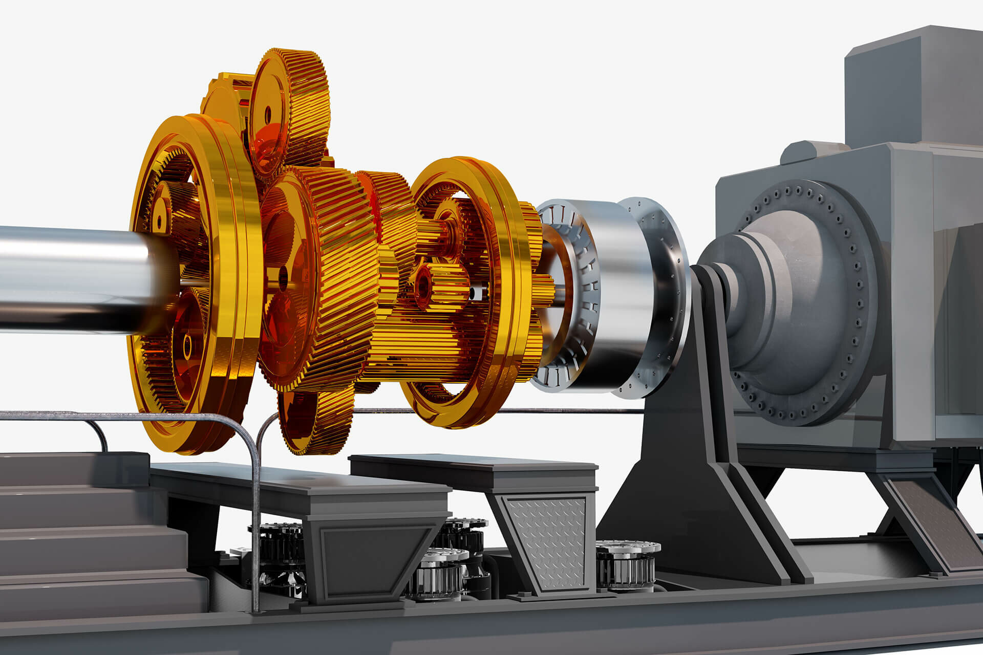 Industrial planetary gearbox for high torque energy and heavy industry applications