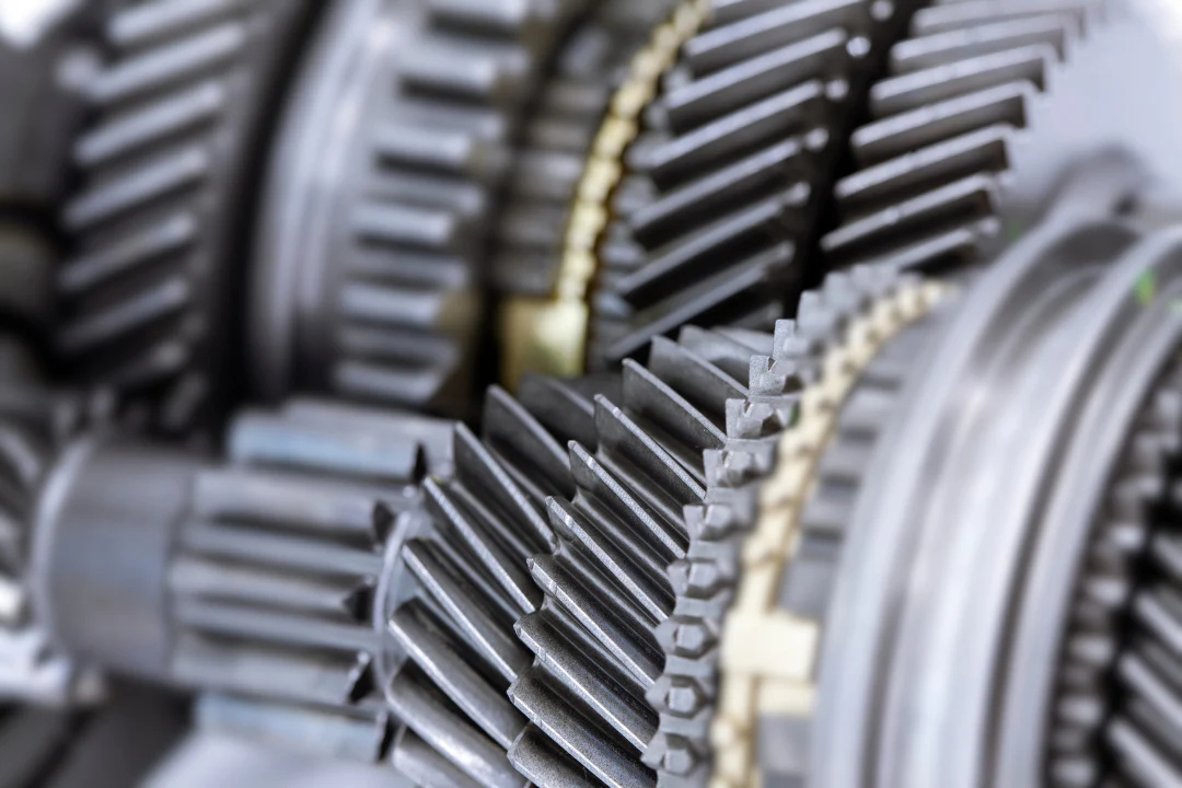 Helical Gearbox: Design, Advantages, and Applications 2 Close up of industrial helical gear teeth design