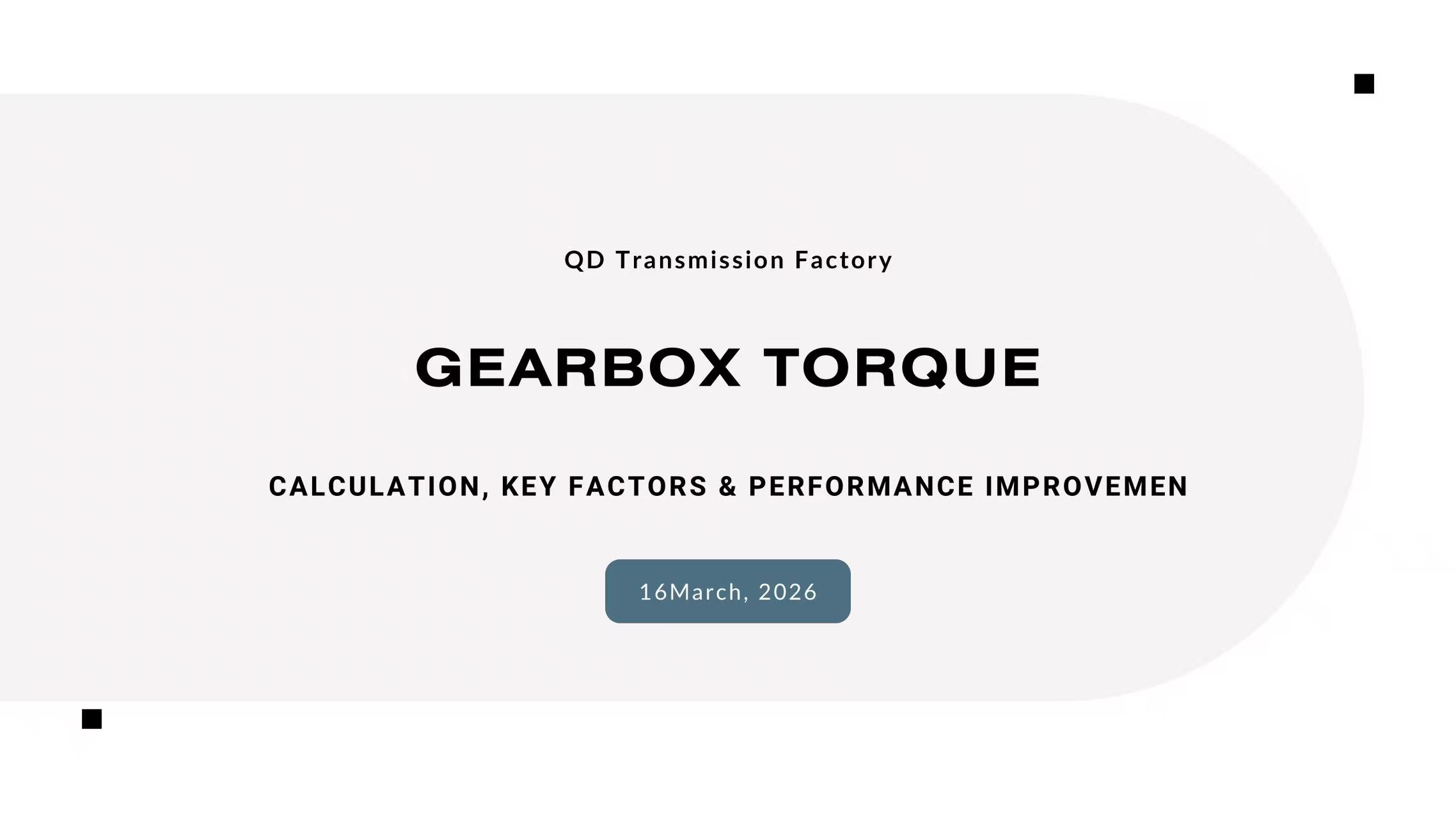 Gearbox Torque Calculation: The Essential Guide for Engineers